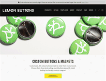 Tablet Screenshot of lemonbuttons.com